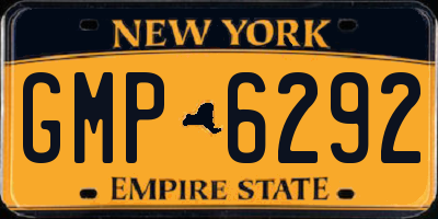 NY license plate GMP6292