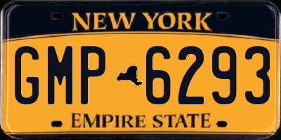 NY license plate GMP6293