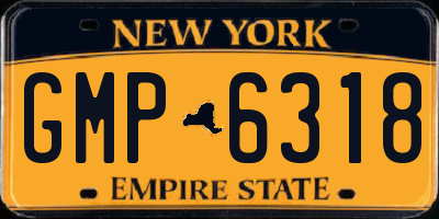 NY license plate GMP6318