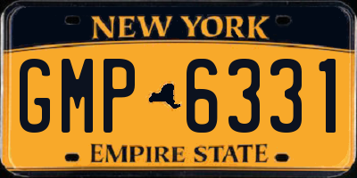 NY license plate GMP6331