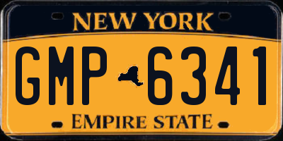 NY license plate GMP6341