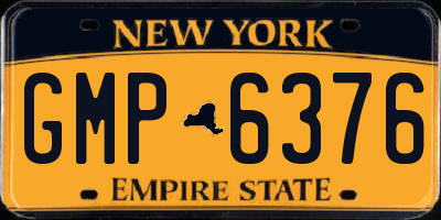 NY license plate GMP6376