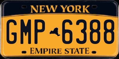 NY license plate GMP6388