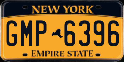 NY license plate GMP6396