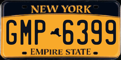 NY license plate GMP6399
