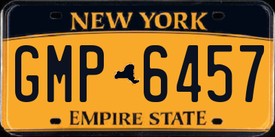 NY license plate GMP6457