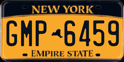 NY license plate GMP6459