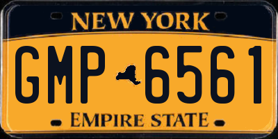 NY license plate GMP6561