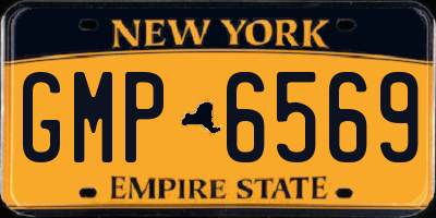 NY license plate GMP6569