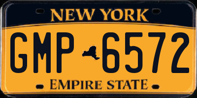 NY license plate GMP6572