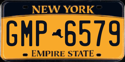 NY license plate GMP6579