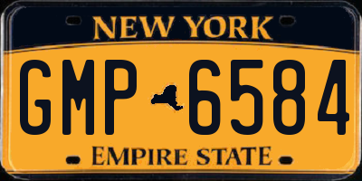 NY license plate GMP6584