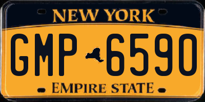 NY license plate GMP6590