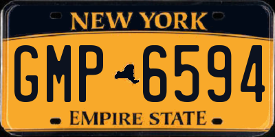 NY license plate GMP6594
