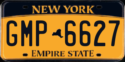 NY license plate GMP6627