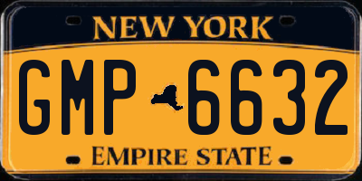 NY license plate GMP6632