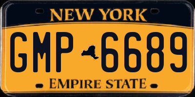 NY license plate GMP6689