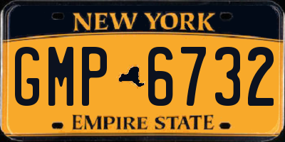 NY license plate GMP6732