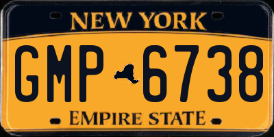 NY license plate GMP6738