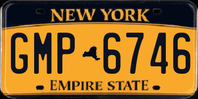 NY license plate GMP6746