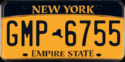 NY license plate GMP6755