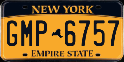 NY license plate GMP6757