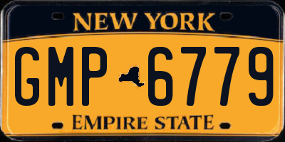 NY license plate GMP6779