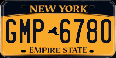 NY license plate GMP6780