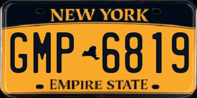 NY license plate GMP6819