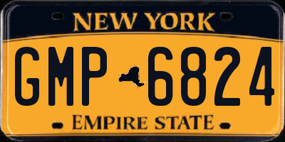 NY license plate GMP6824