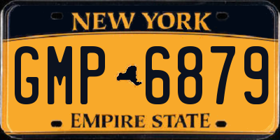 NY license plate GMP6879