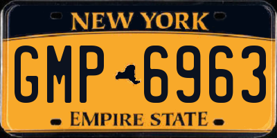 NY license plate GMP6963