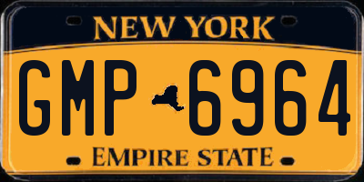 NY license plate GMP6964