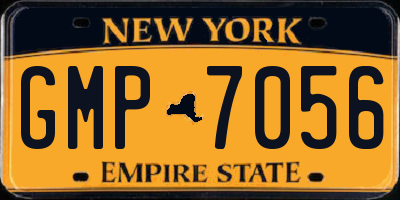 NY license plate GMP7056