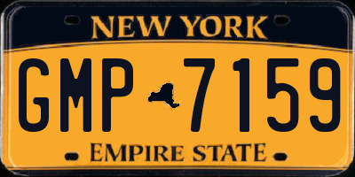 NY license plate GMP7159
