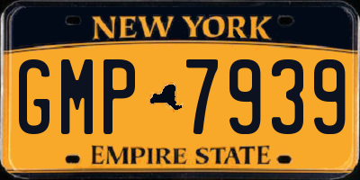 NY license plate GMP7939