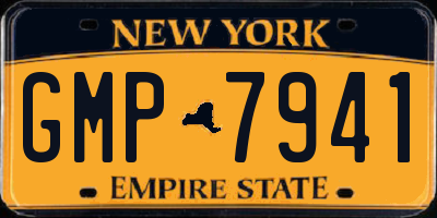 NY license plate GMP7941