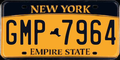 NY license plate GMP7964