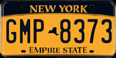 NY license plate GMP8373