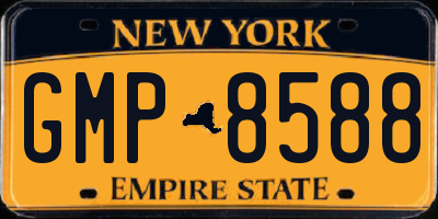 NY license plate GMP8588