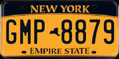 NY license plate GMP8879