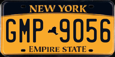 NY license plate GMP9056