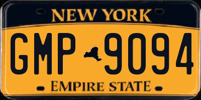 NY license plate GMP9094