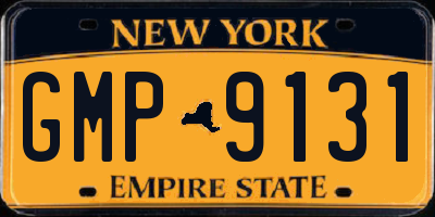 NY license plate GMP9131