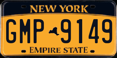 NY license plate GMP9149
