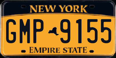 NY license plate GMP9155