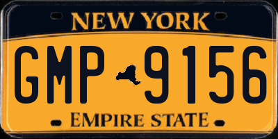 NY license plate GMP9156