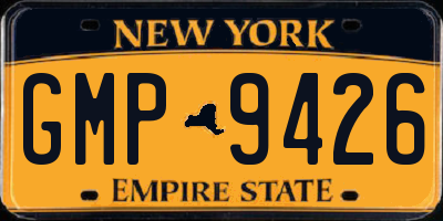 NY license plate GMP9426