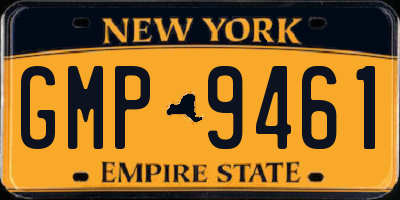 NY license plate GMP9461