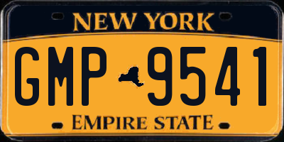NY license plate GMP9541